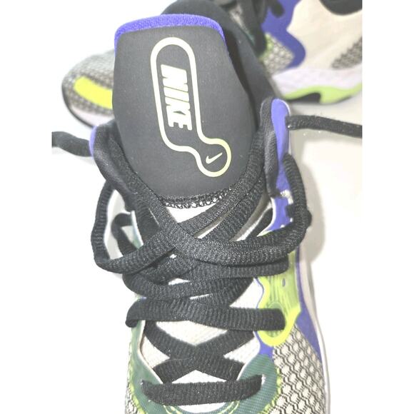 SIZE 10.5 MEN'S NIKE RENEW ELEVATE II WHITE MULTICOLOR CW3406-101 BASKETBALL - Picture 10 of 13